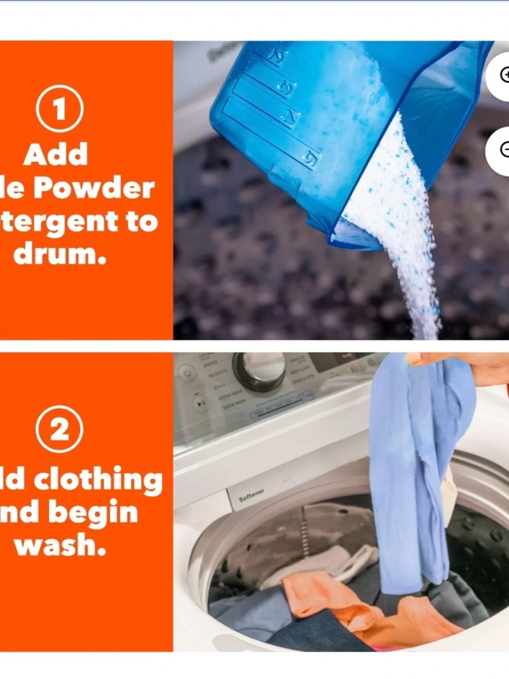 Tide Mountain Spring Laundry Detergent Powder - Orange - Picture 3 of 8